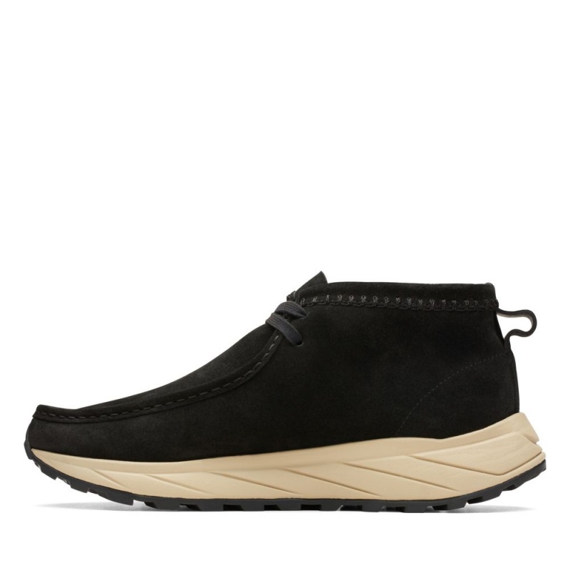 Clarks Wallabee Eden Παπουτσια ανδρικα μαυρα | GR406357