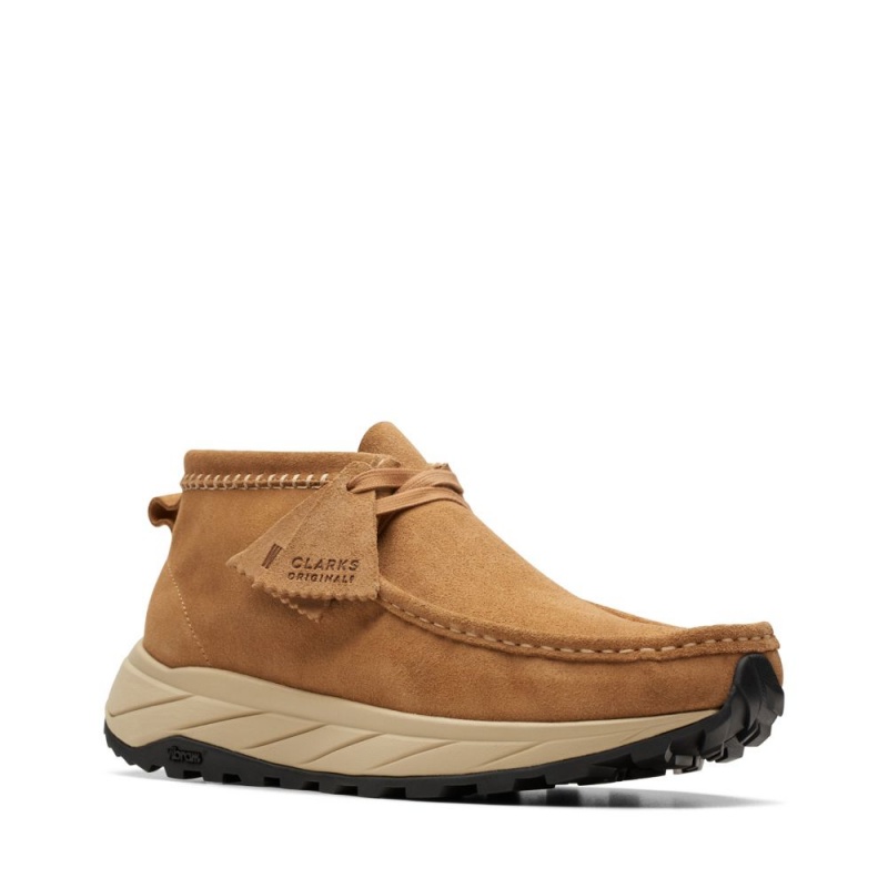 Clarks Wallabee Eden Παπουτσια ανδρικα σκούρο καφε | GR653178