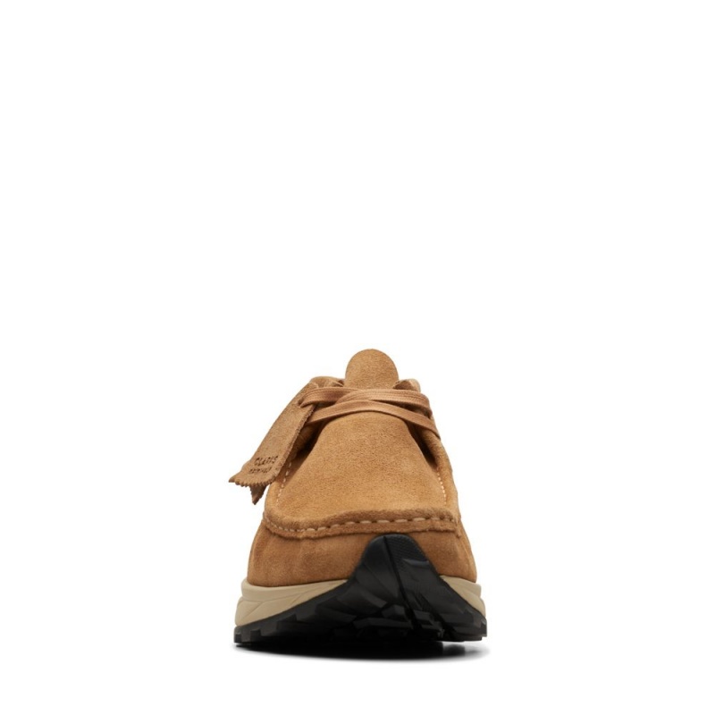 Clarks Wallabee Eden Παπουτσια ανδρικα σκούρο καφε | GR653178