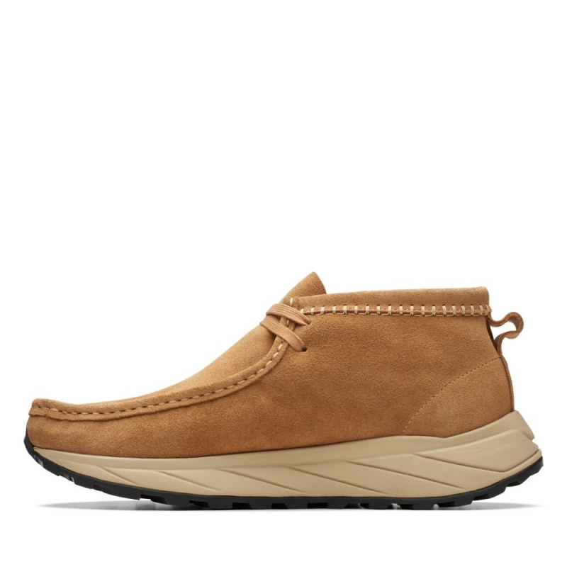 Clarks Wallabee Eden Παπουτσια ανδρικα σκούρο καφε | GR653178