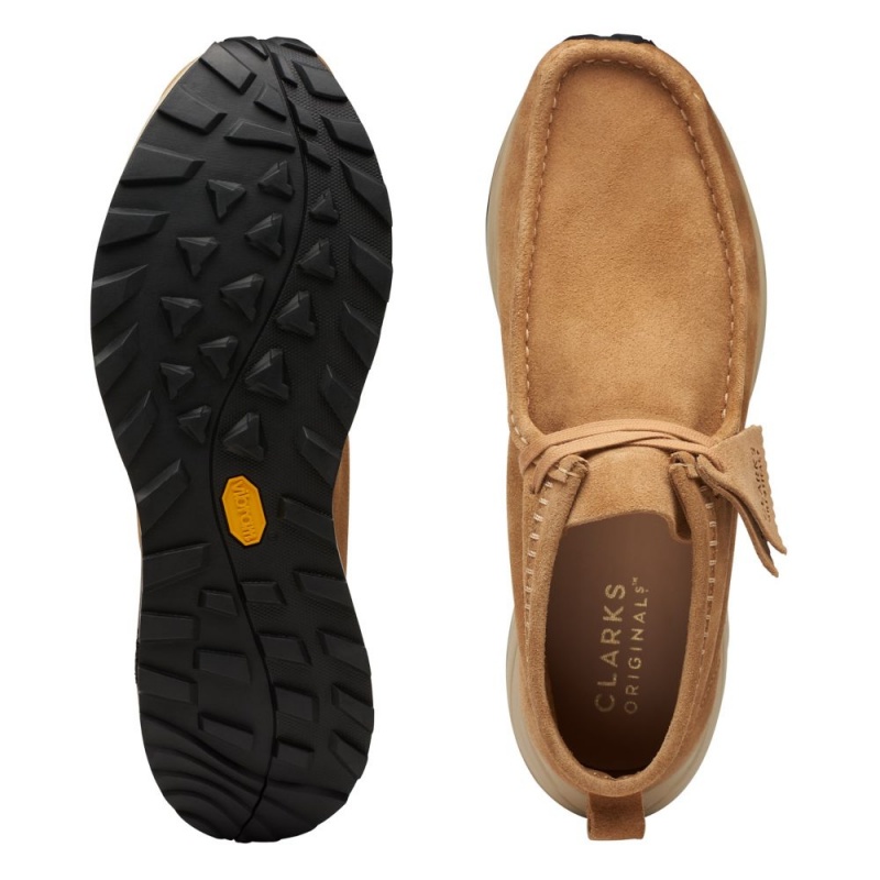 Clarks Wallabee Eden Παπουτσια ανδρικα σκούρο καφε | GR653178