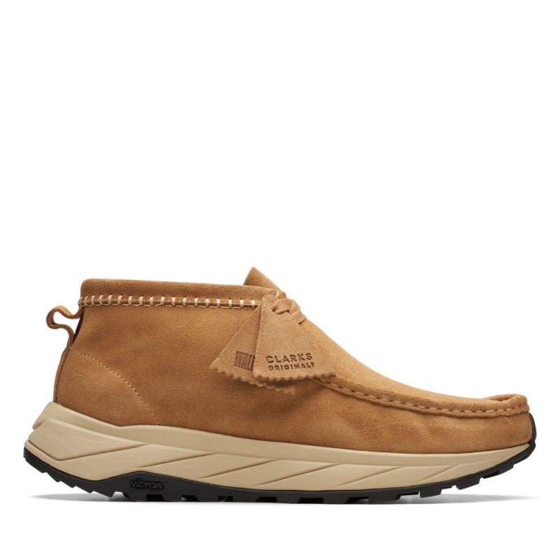 Clarks Wallabee Eden Παπουτσια ανδρικα σκούρο καφε | GR653178