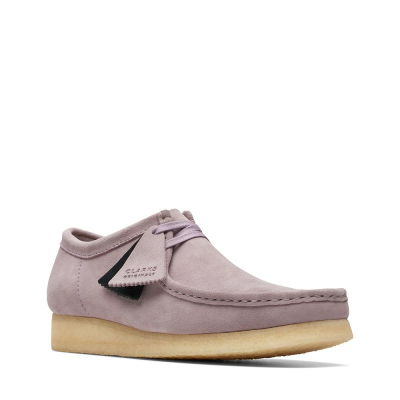 Clarks Wallabee Παπουτσια ανδρικα μωβ | GR139208