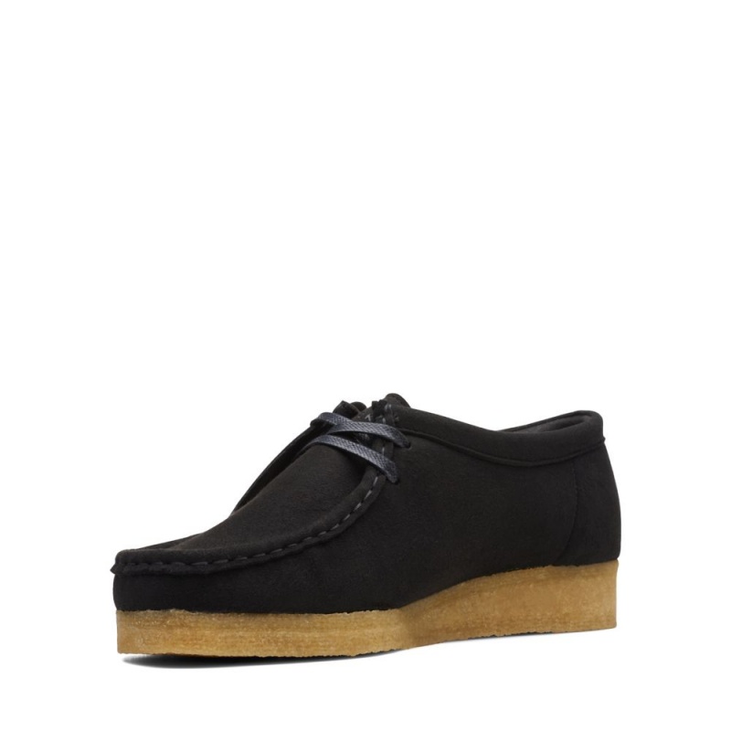 Clarks Wallabee Παπουτσια γυναικεια μαυρα | GR205168