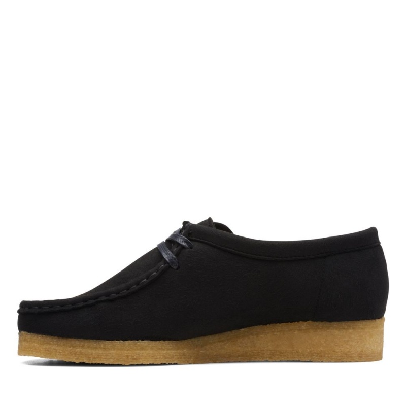 Clarks Wallabee Παπουτσια γυναικεια μαυρα | GR205168