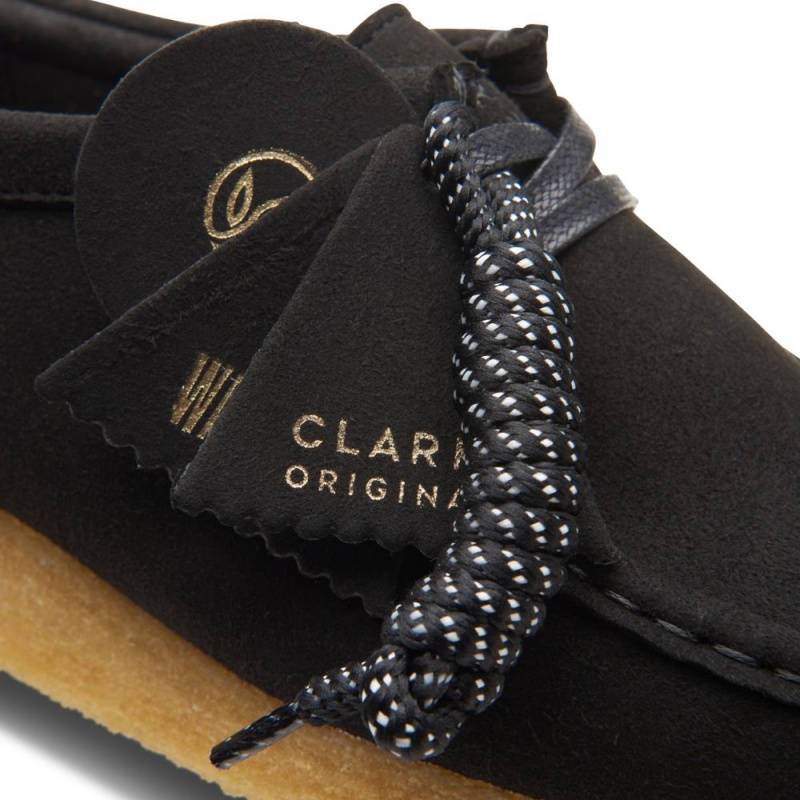 Clarks Wallabee Παπουτσια γυναικεια μαυρα | GR205168