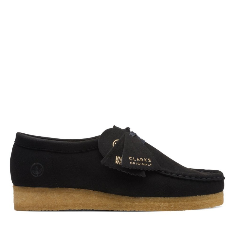 Clarks Wallabee Παπουτσια γυναικεια μαυρα | GR205168