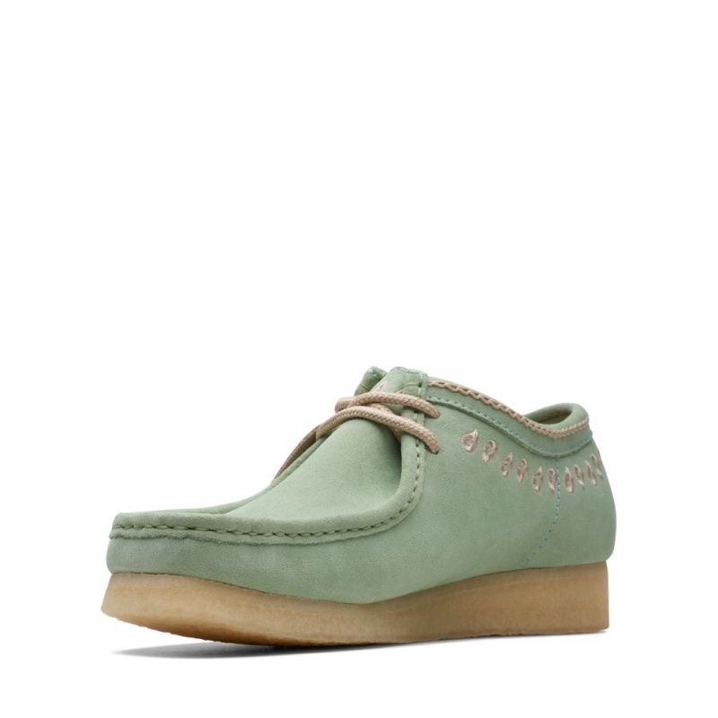 Clarks Wallabee Παπουτσια ανδρικα πρασινο | GR273140