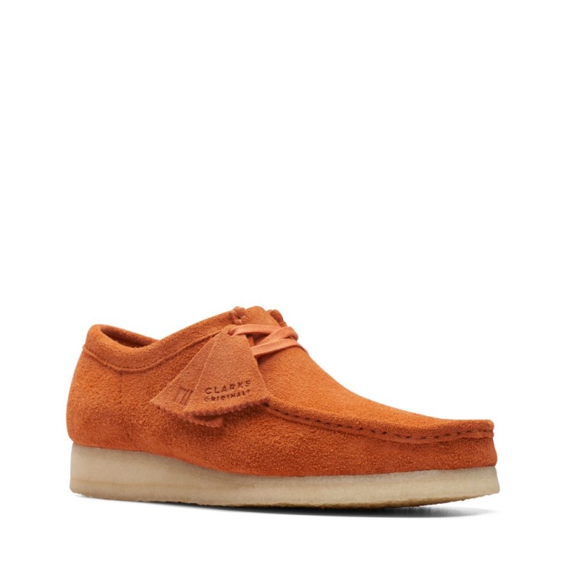 Clarks Wallabee Παπουτσια ανδρικα πορτοκαλι | GR291570