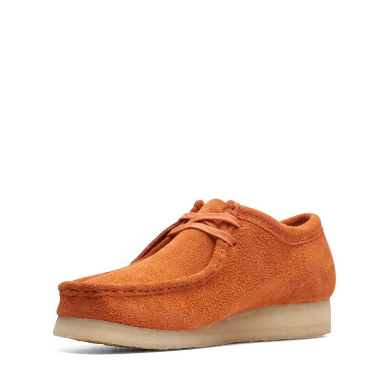 Clarks Wallabee Παπουτσια ανδρικα πορτοκαλι | GR291570