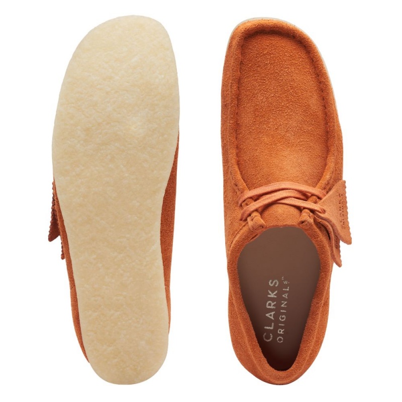 Clarks Wallabee Παπουτσια ανδρικα πορτοκαλι | GR291570