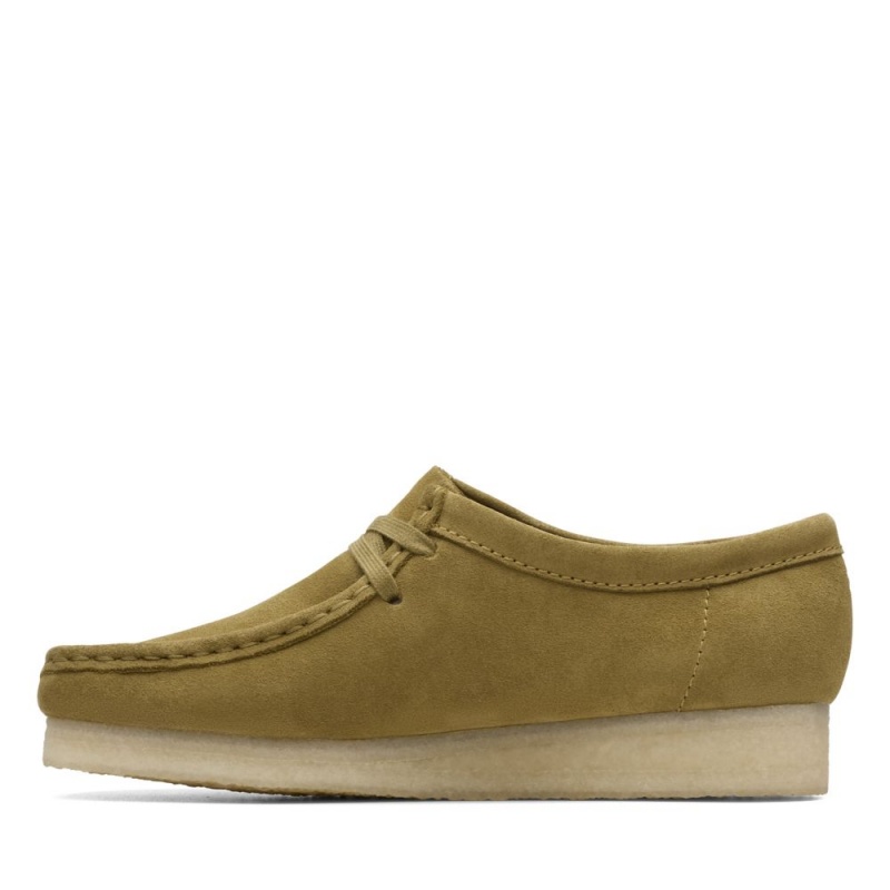 Clarks Wallabee Παπουτσια γυναικεια πρασινο | GR305742