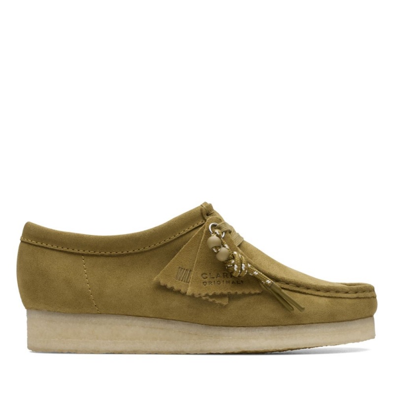 Clarks Wallabee Παπουτσια γυναικεια πρασινο | GR305742