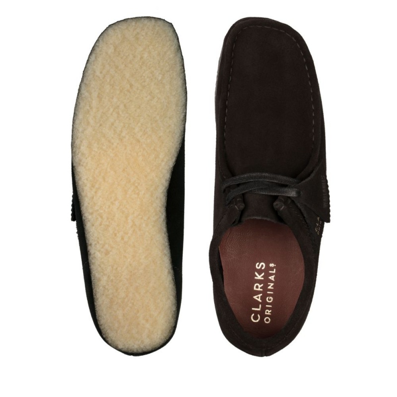 Clarks Wallabee Παπουτσια ανδρικα μαυρα | GR316527