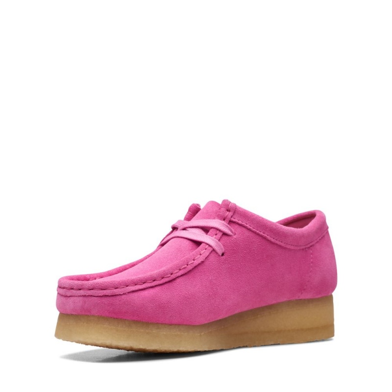 Clarks Wallabee Παπουτσια γυναικεια ροζ | GR473098