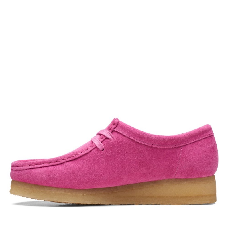 Clarks Wallabee Παπουτσια γυναικεια ροζ | GR473098