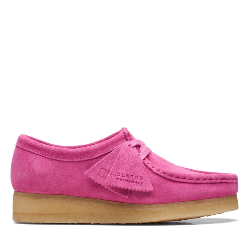 Clarks Wallabee Παπουτσια γυναικεια ροζ | GR473098