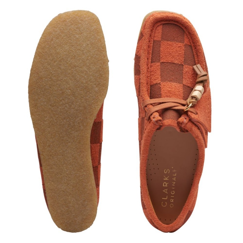 Clarks Wallabee Παπουτσια γυναικεια πορτοκαλι | GR708923