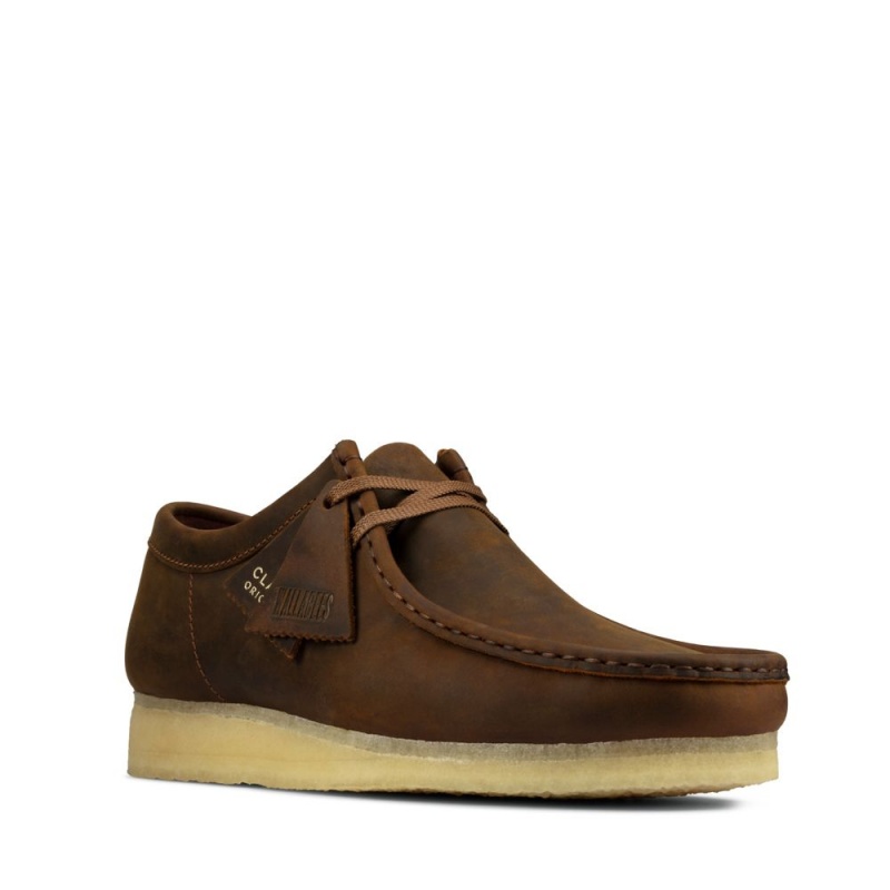 Clarks Wallabee Παπουτσια ανδρικα καφε | GR753469