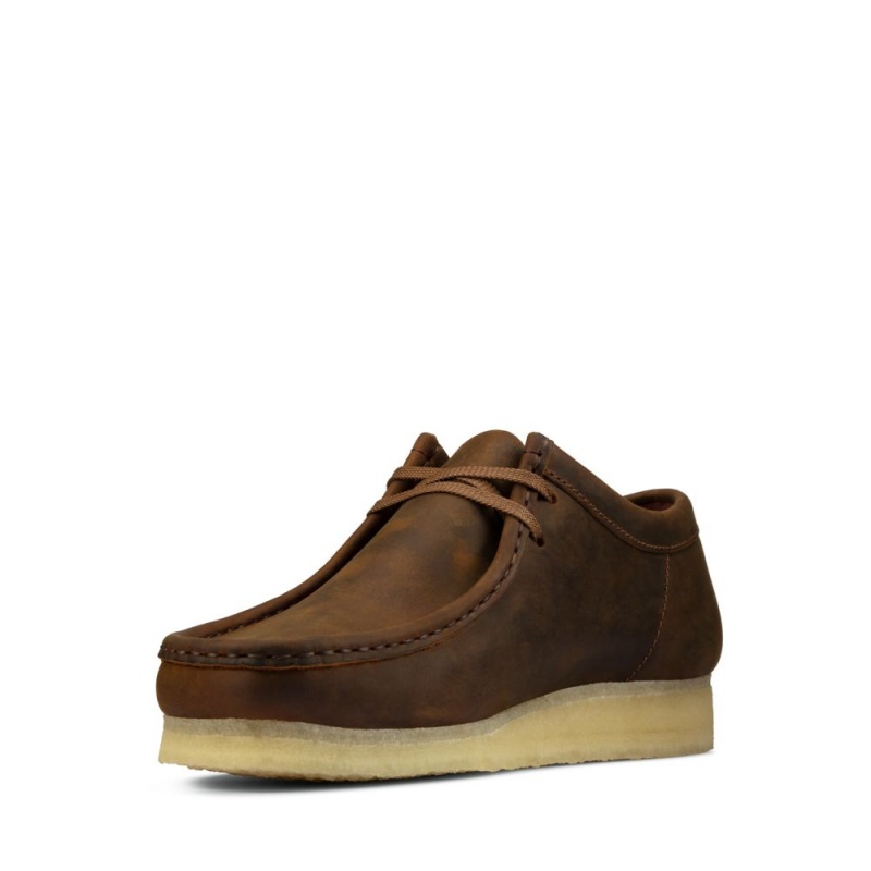 Clarks Wallabee Παπουτσια ανδρικα καφε | GR753469