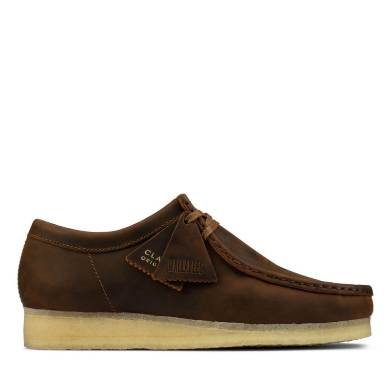 Clarks Wallabee Παπουτσια ανδρικα καφε | GR753469