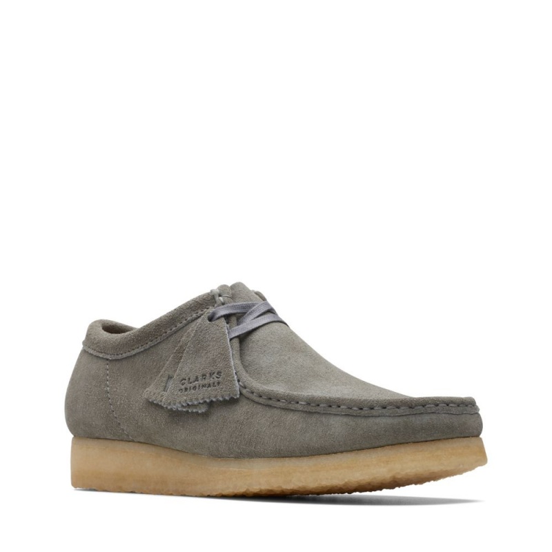 Clarks Wallabee Παπουτσια ανδρικα γκρι | GR863491