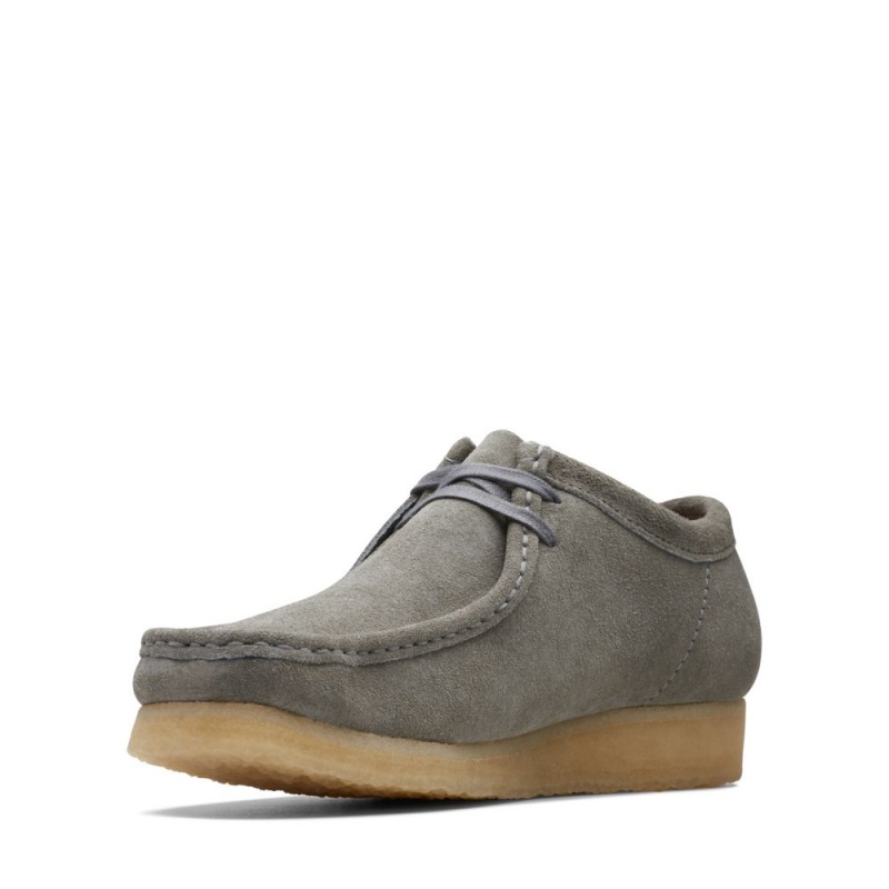 Clarks Wallabee Παπουτσια ανδρικα γκρι | GR863491