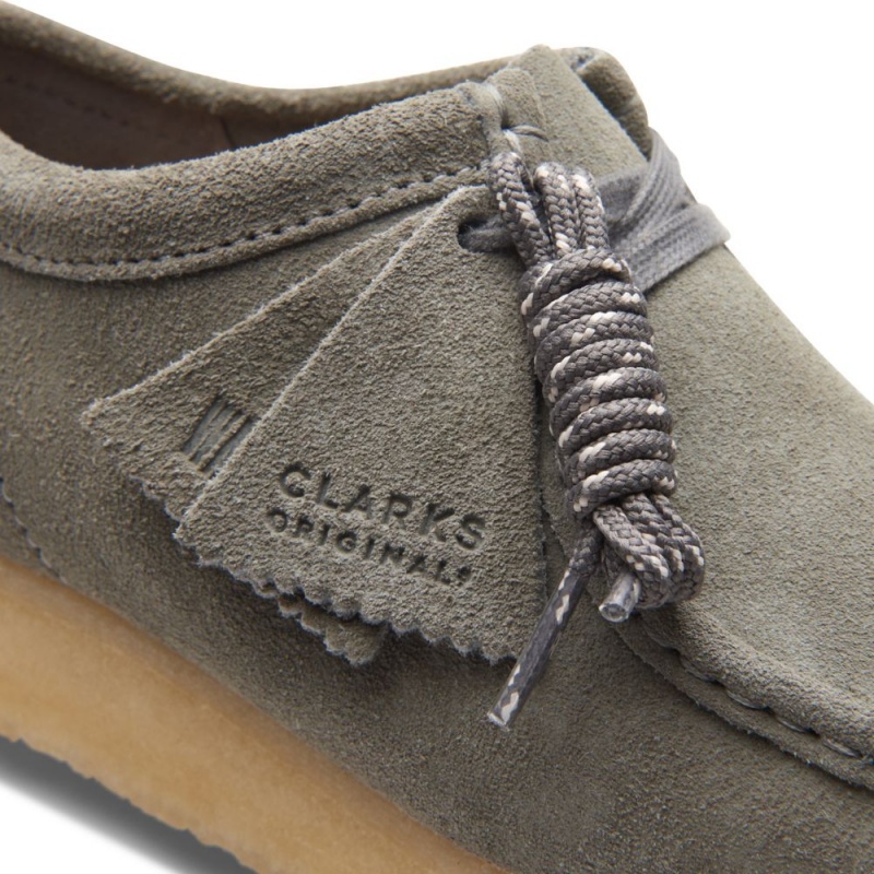 Clarks Wallabee Παπουτσια ανδρικα γκρι | GR863491