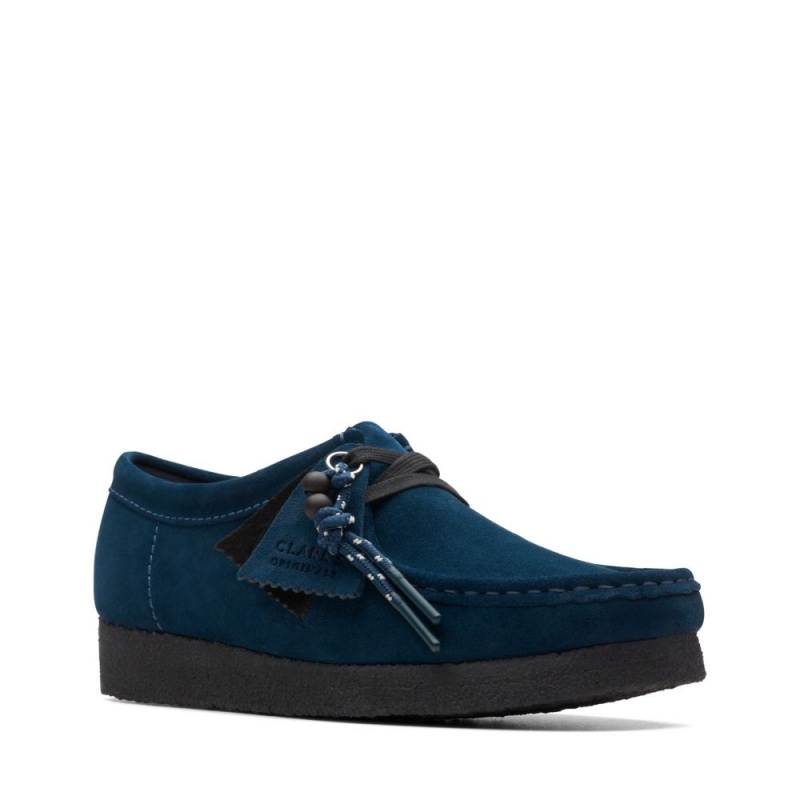 Clarks Wallabee Παπουτσια γυναικεια βαθυ μπλε | GR029813