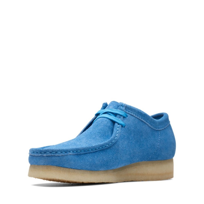 Clarks Wallabee Παπουτσια ανδρικα ανοιχτο μπλε | GR173056