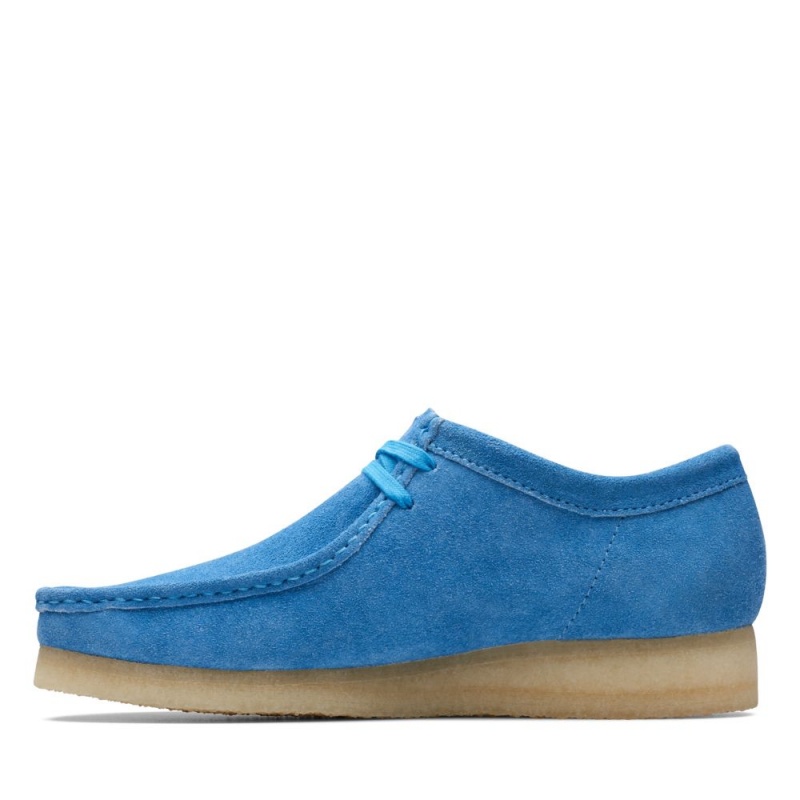 Clarks Wallabee Παπουτσια ανδρικα ανοιχτο μπλε | GR173056