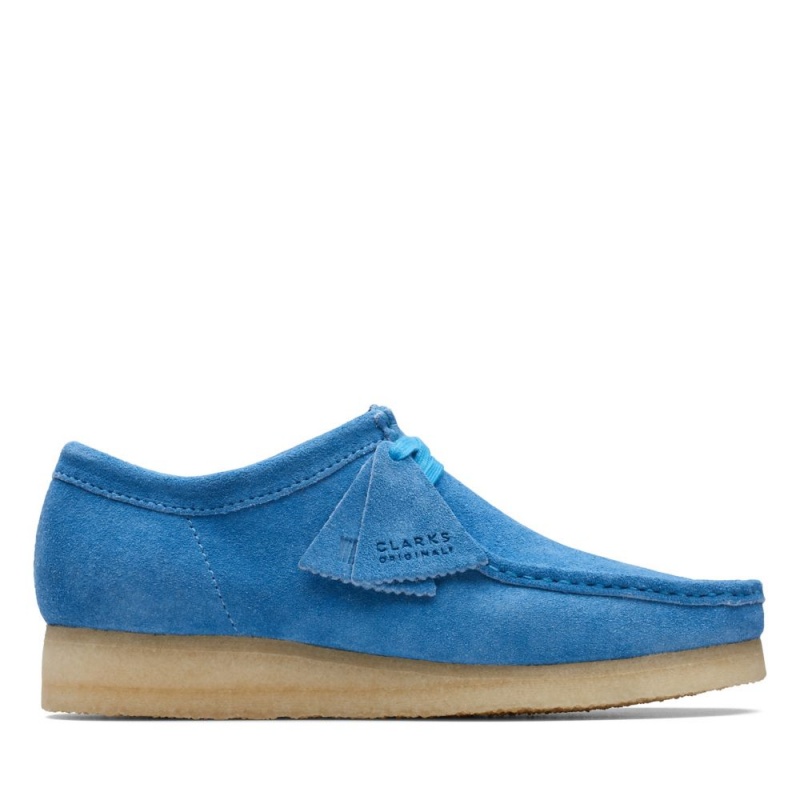 Clarks Wallabee Παπουτσια ανδρικα ανοιχτο μπλε | GR173056