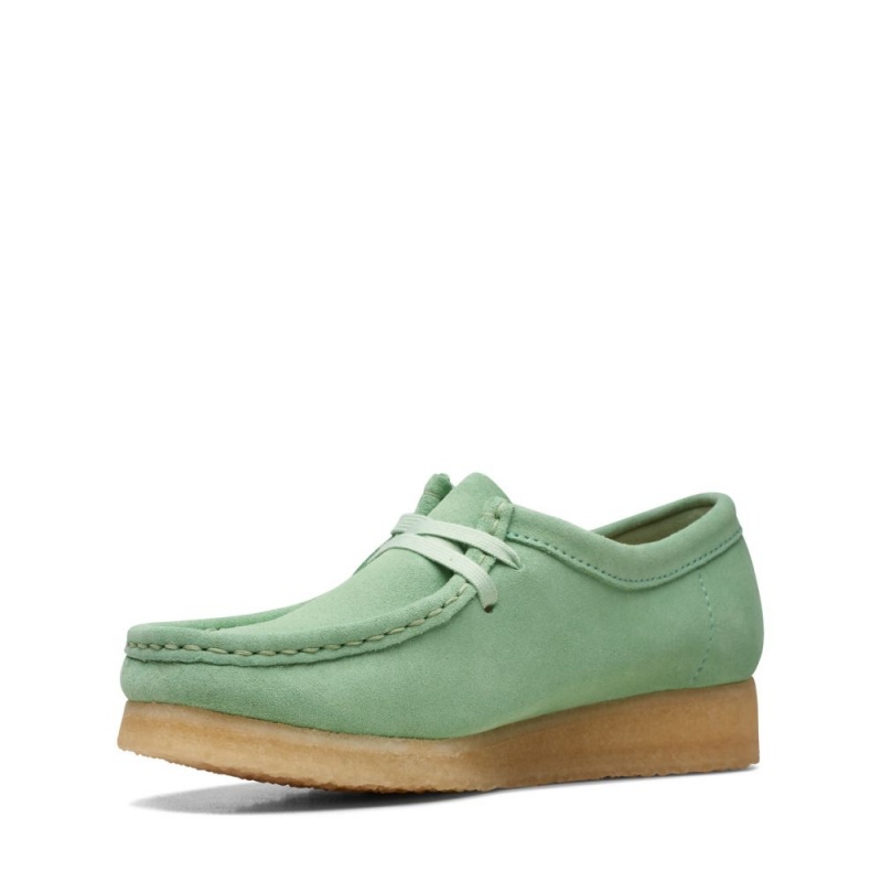 Clarks Wallabee Παπουτσια γυναικεια βαθυ πρασινο | GR253061