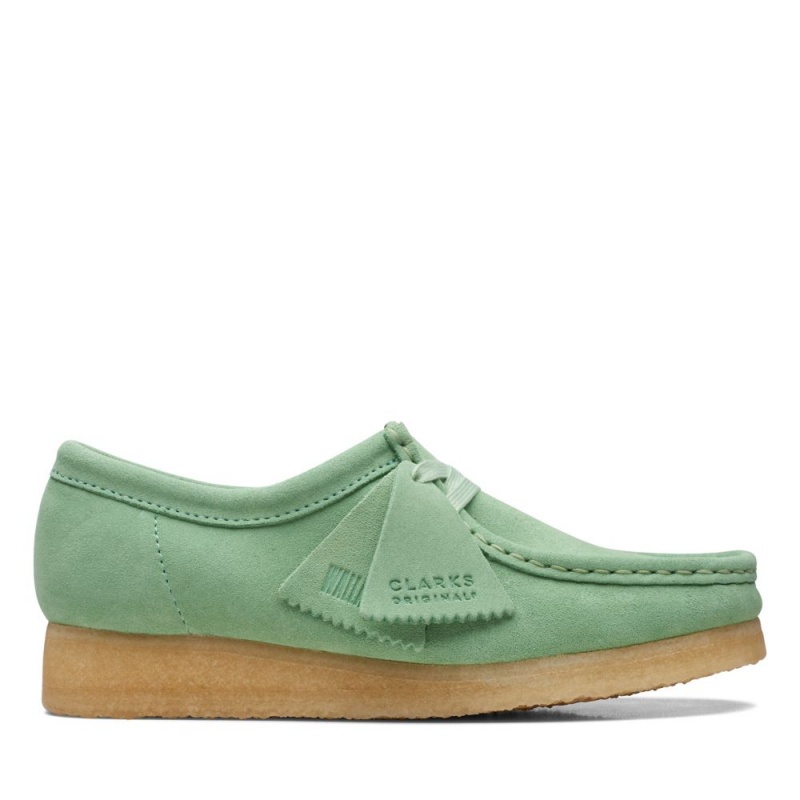 Clarks Wallabee Παπουτσια γυναικεια βαθυ πρασινο | GR253061