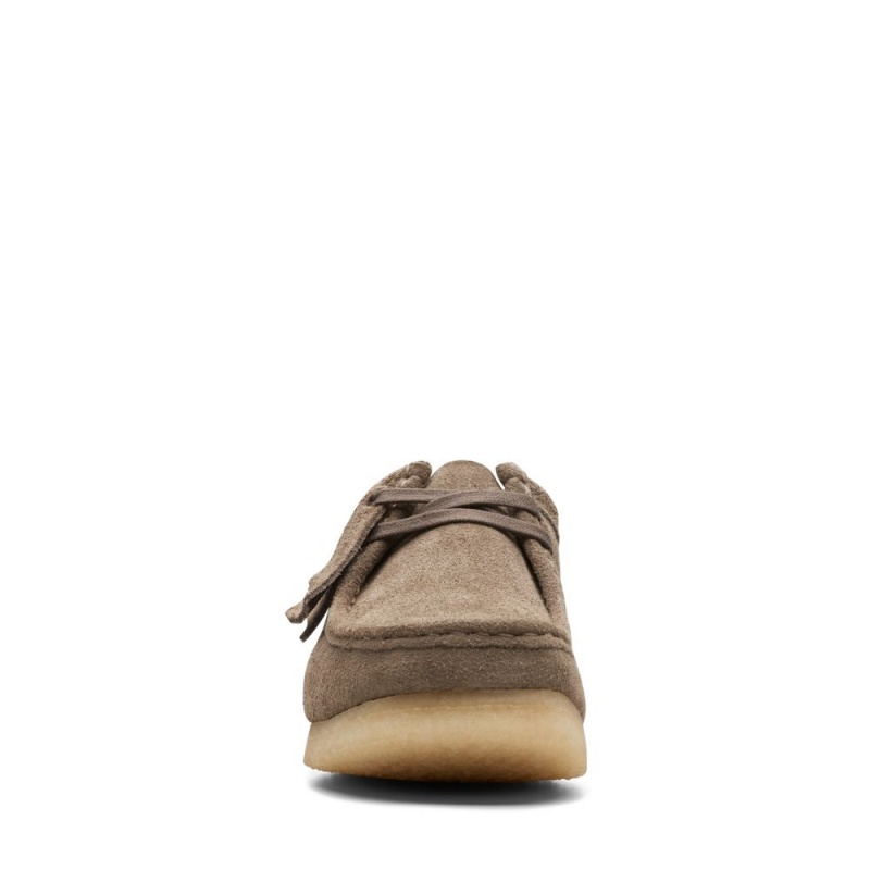 Clarks Wallabee Παπουτσια ανδρικα σκούρο γκρι | GR690271