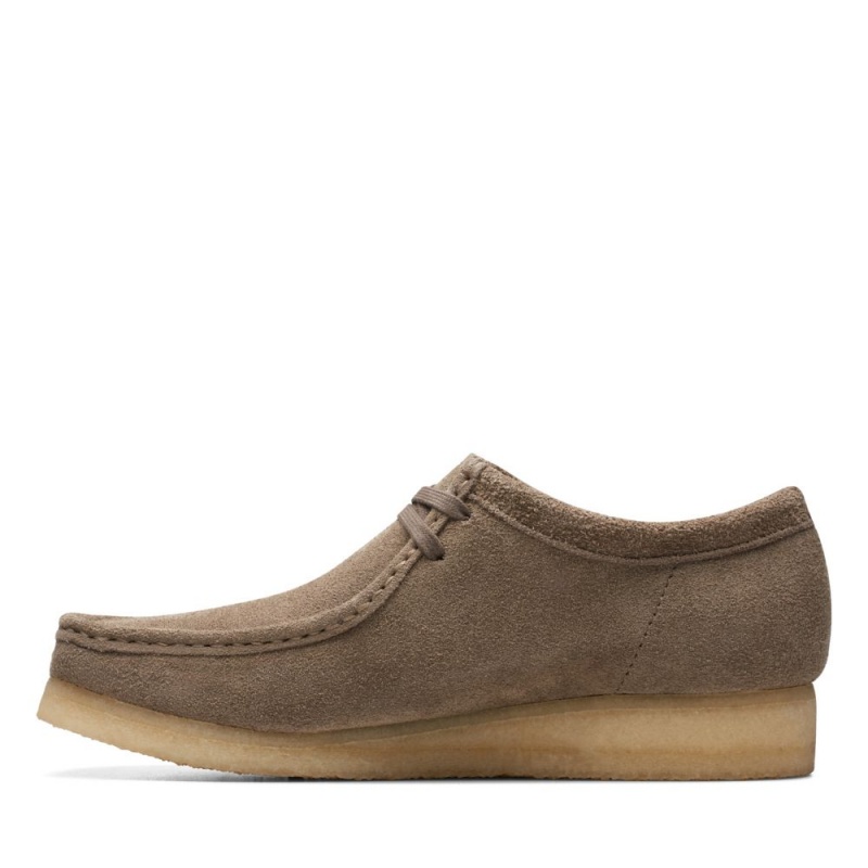 Clarks Wallabee Παπουτσια ανδρικα σκούρο γκρι | GR690271