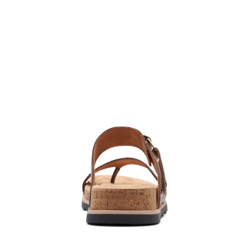 Clarks Yacht Beach Σαγιοναρεσ γυναικεια καφε μεταλλικός | GR428351