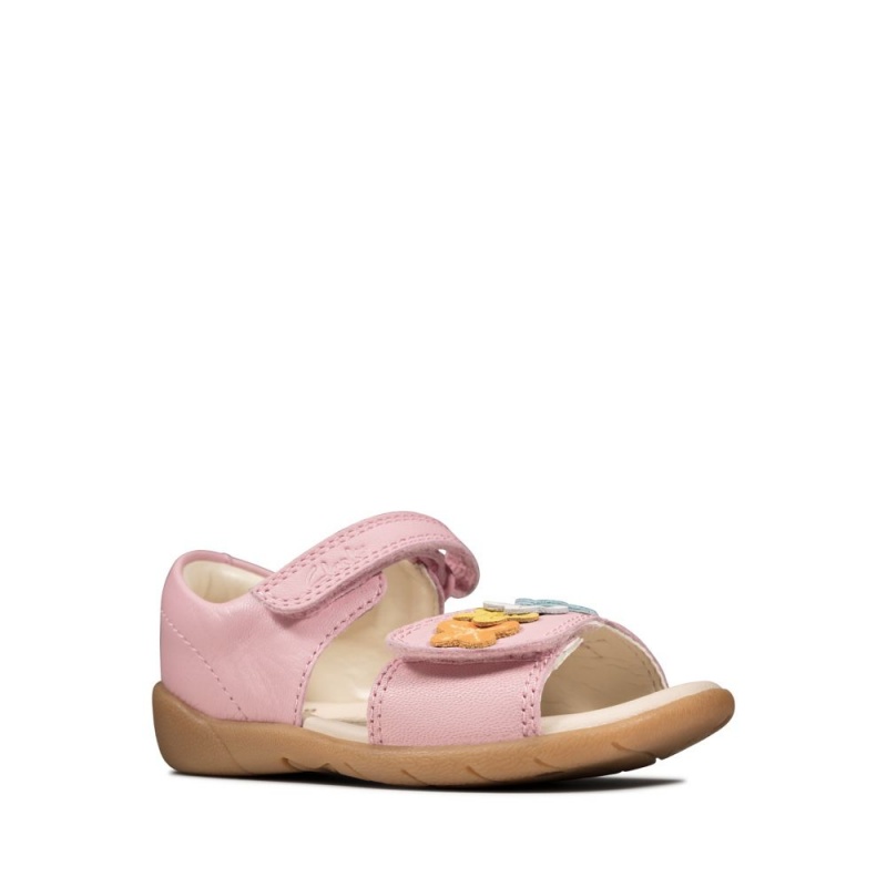 Clarks Zora Finch Toddler Σανδαλια για κοριτσια ροζ | GR581293