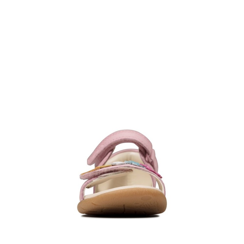 Clarks Zora Finch Toddler Σανδαλια για κοριτσια ροζ | GR581293