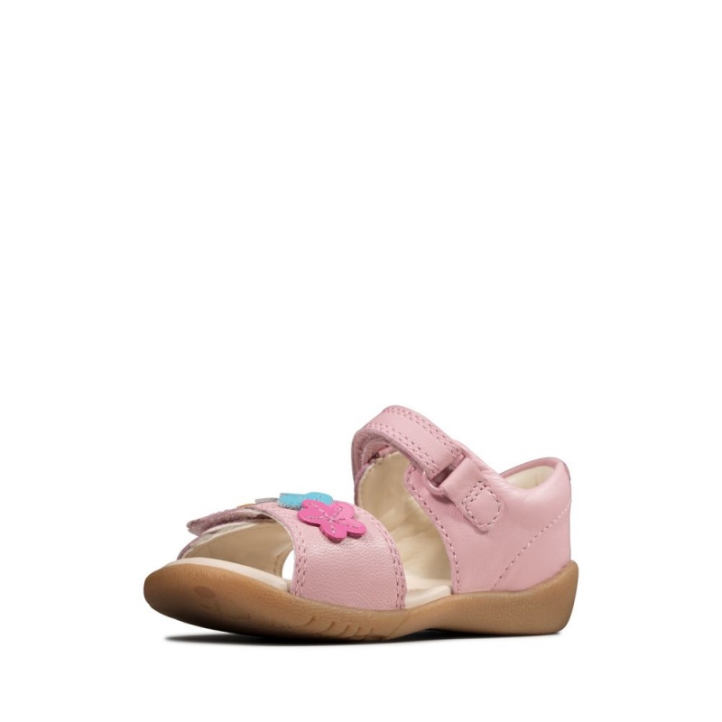 Clarks Zora Finch Toddler Σανδαλια για κοριτσια ροζ | GR581293