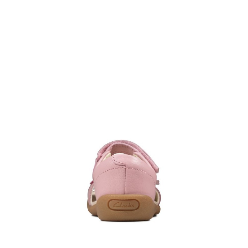 Clarks Zora Finch Toddler Σανδαλια για κοριτσια ροζ | GR581293