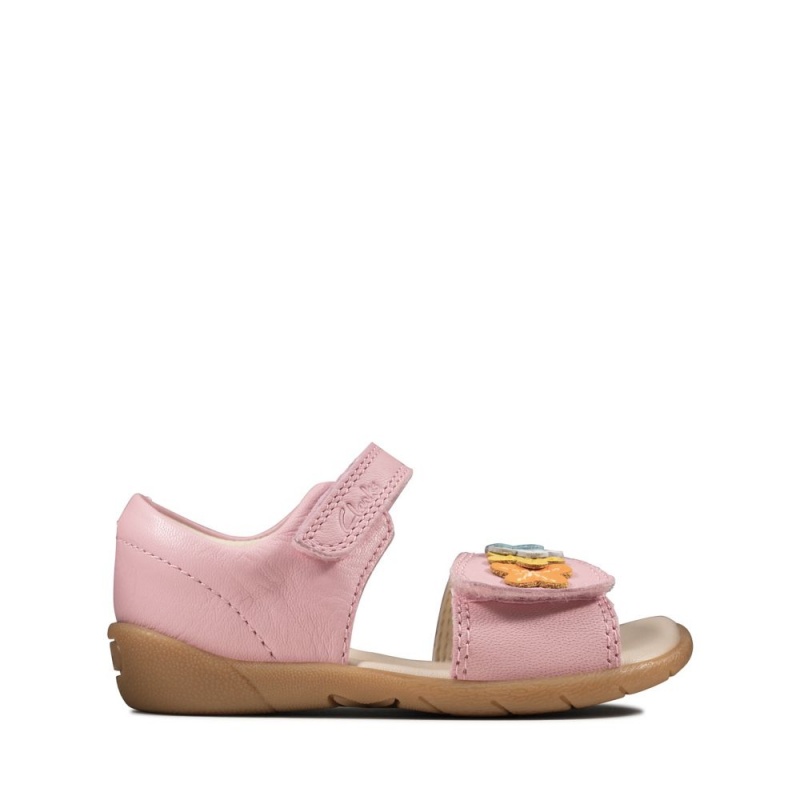 Clarks Zora Finch Toddler Σανδαλια για κοριτσια ροζ | GR581293