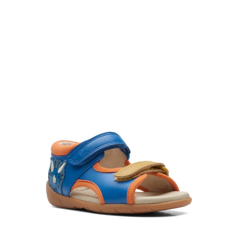 Clarks Zora Rex Toddler Σανδαλια για αγορια μπλε | GR043619