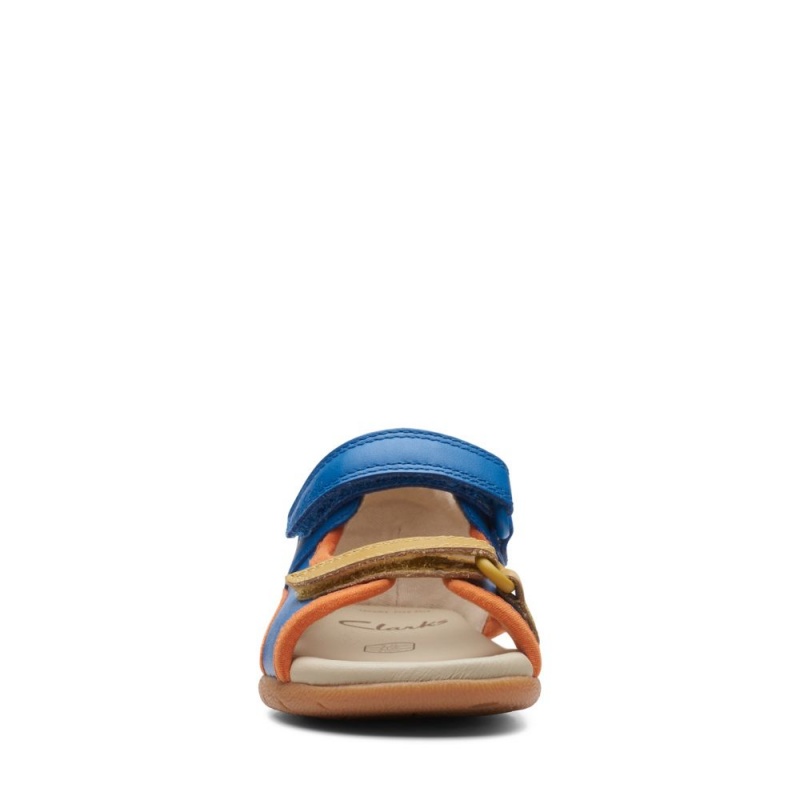 Clarks Zora Rex Toddler Σανδαλια για αγορια μπλε | GR043619