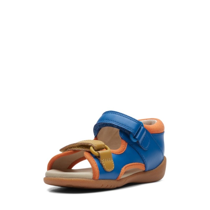 Clarks Zora Rex Toddler Σανδαλια για αγορια μπλε | GR043619