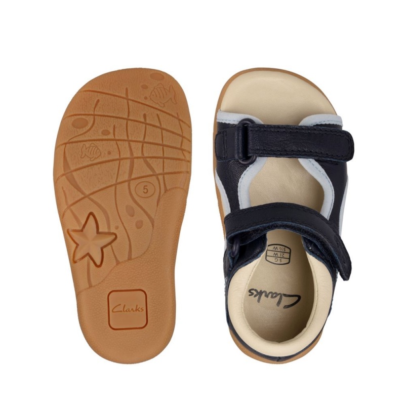 Clarks Zora Spirit Toddler Σανδαλια για κοριτσια σκουρο μπλε | GR472651