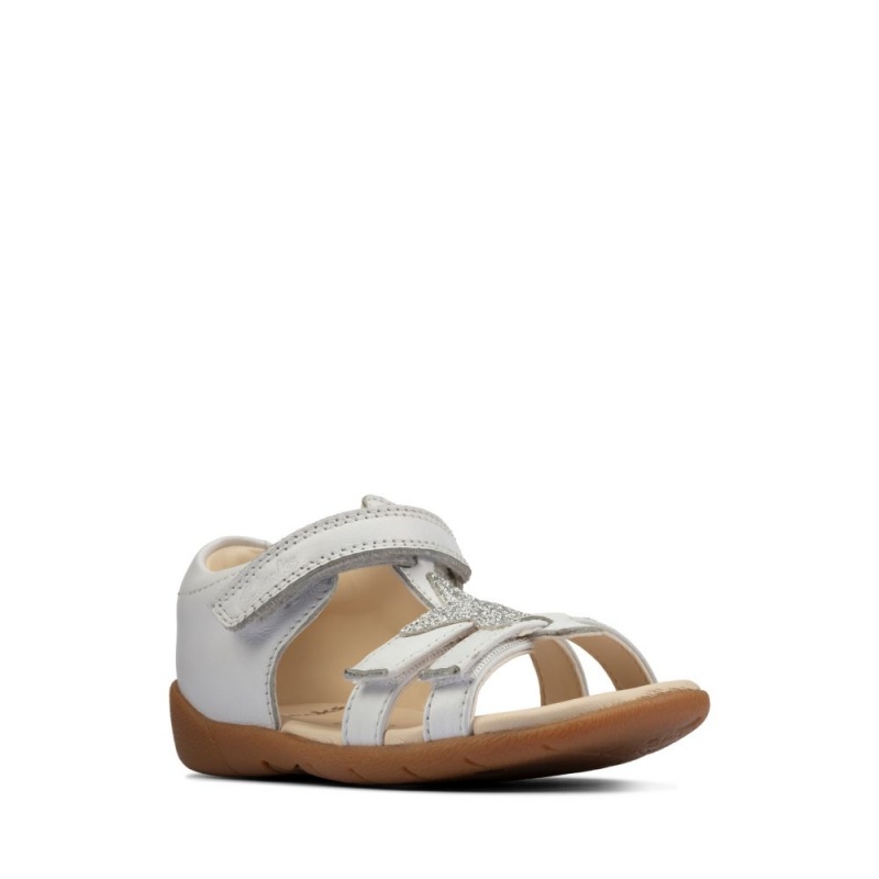 Clarks Zora Summer Toddler Σανδαλια για κοριτσια ασπρα | GR029753