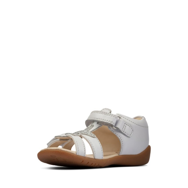 Clarks Zora Summer Toddler Σανδαλια για κοριτσια ασπρα | GR029753