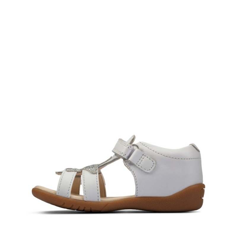 Clarks Zora Summer Toddler Σανδαλια για κοριτσια ασπρα | GR029753