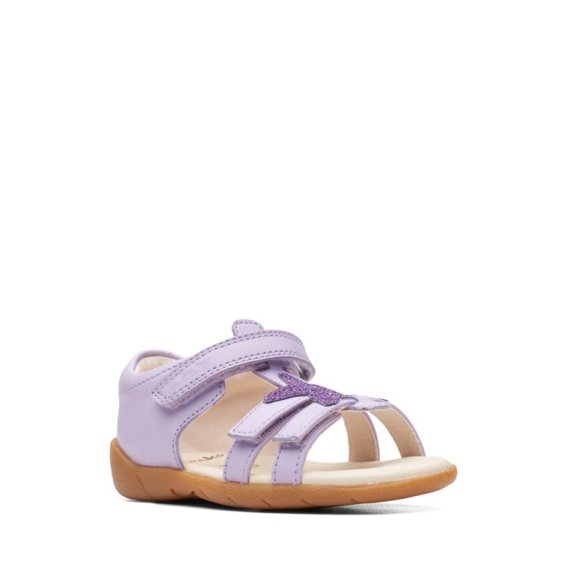 Clarks Zora Summer Toddler Σανδαλια για κοριτσια μωβ | GR579260